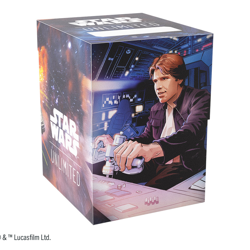 Load image into Gallery viewer, Star Wars Unlimited Soft Crate Deck Box (Jump to Lightspeed) 
