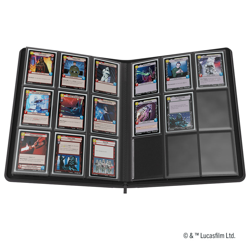 Load image into Gallery viewer, Star Wars Unlimited Zip-Up Album 18-Pocket Black 
