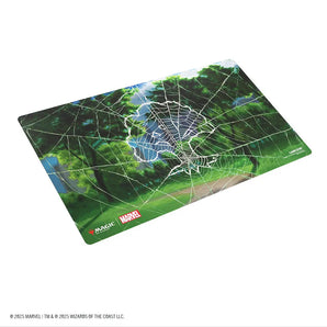 MTG Marvel's Spider-Man Shiny Playmat - Spider-Man Forest 