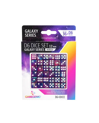 Galaxy Series - Nebula - D6 Dice Set 12 mm (36 pcs) 