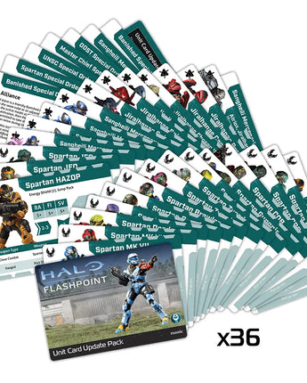 Halo Flashpoint Unit Card Update Pack 