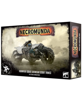 Necromunda Ironhead Squat Svenotar Scout Trikes 