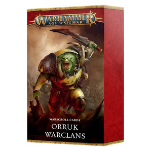 Orruk Warclans Warscroll Cards 