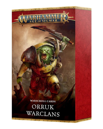Orruk Warclans Warscroll Cards 