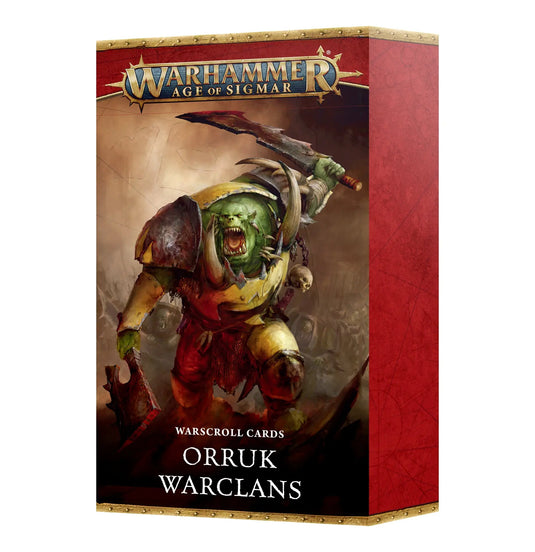 Orruk Warclans Warscroll Cards 