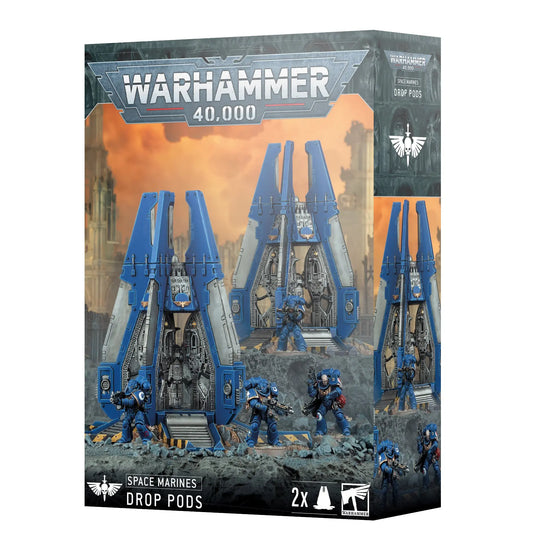 Space Marines Drop Pods 