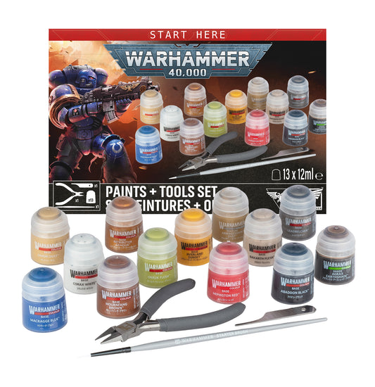 Warhammer 40k: Paints & Tools (11th Ed)