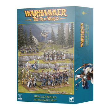 High Elf Realms Battle March Army 