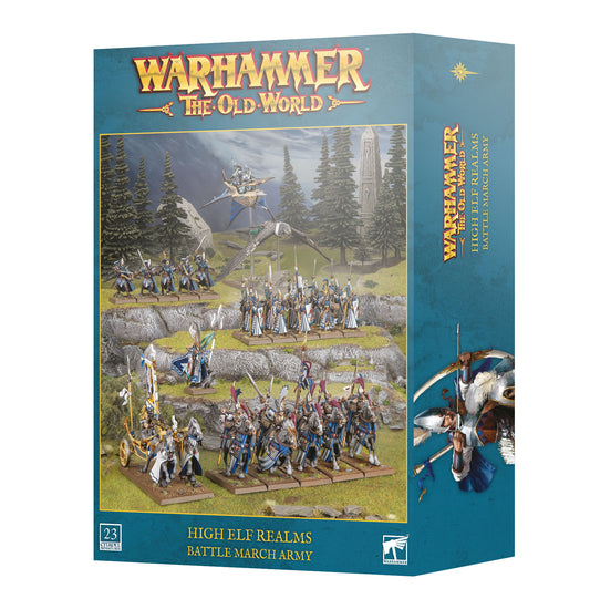 High Elf Realms Battle March Army 