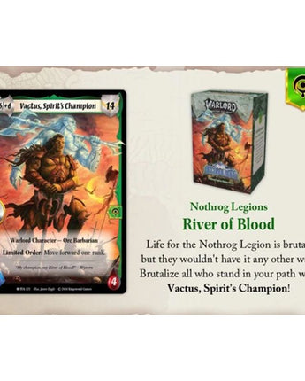 Warlord: Saga of the Storm - Into the Accordlands - Nothrog Legions Starter Deck 