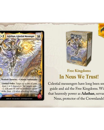 Warlord: Saga of the Storm - Into the Accordlands - Free Kingdoms Starter Deck 