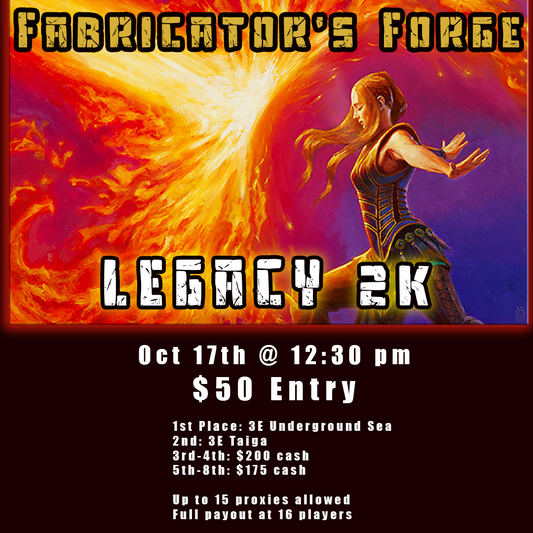MTG Legacy 2k - Oct 17th (3E Underground Sea) 