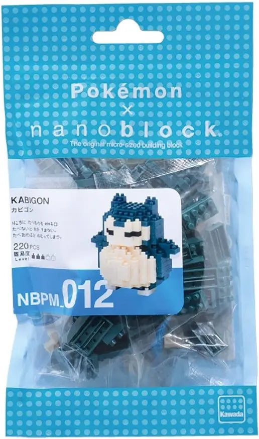 Nanoblock Pokemon - Snorlax, Pokémon Series Building Kit 