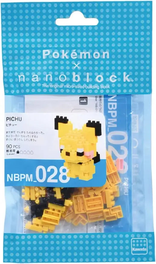 Nanoblock Pokemon - Pichu, Pokémon Series Building Kit 