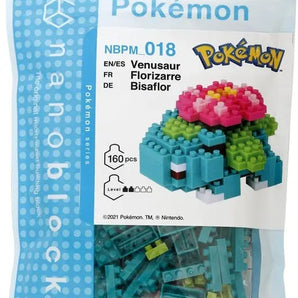 Nanoblock Pokemon - Venusaur, Pokémon Series Building Kit 