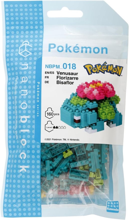 Load image into Gallery viewer, Nanoblock Pokemon - Venusaur, Pokémon Series Building Kit
