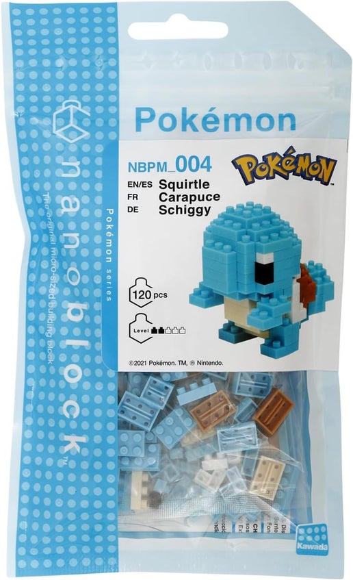 Load image into Gallery viewer, Nanoblock Pokemon - Squirtle, Pokémon Series Building Kit
