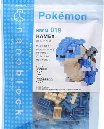 Nanoblock Pokemon - Blastoise, Pokémon Series Building Kit 