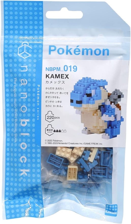 Load image into Gallery viewer, Nanoblock Pokemon - Blastoise, Pokémon Series Building Kit
