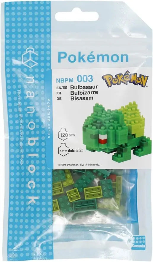 Nanoblock Pokemon - Bulbasaur, Pokémon Series Building Kit 