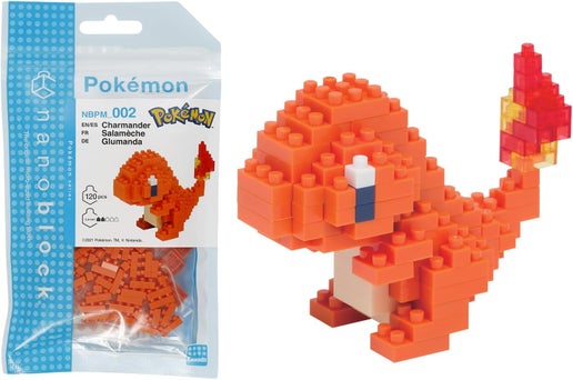 Load image into Gallery viewer, Nanoblock Pokemon - Charmander, Pokémon Series Building Kit
