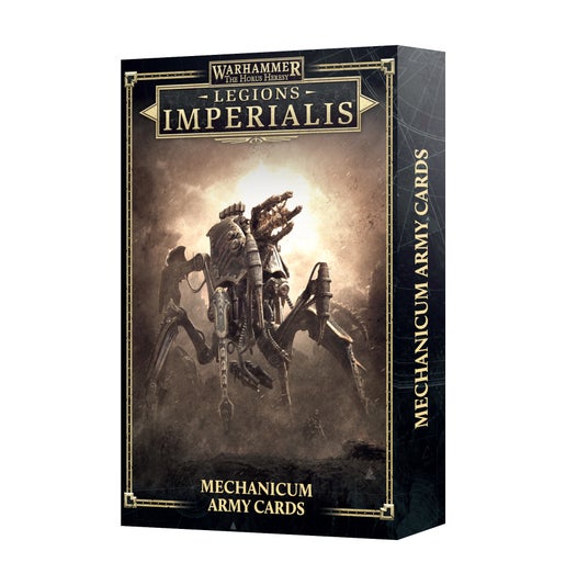 Legions Imperialis Mechanicum Army List Cards