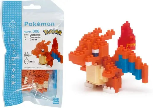 Nanoblock Pokemon - Charizard, Pokémon Series Building Kit 