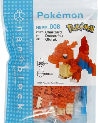 Nanoblock Pokemon - Charizard, Pokémon Series Building Kit 