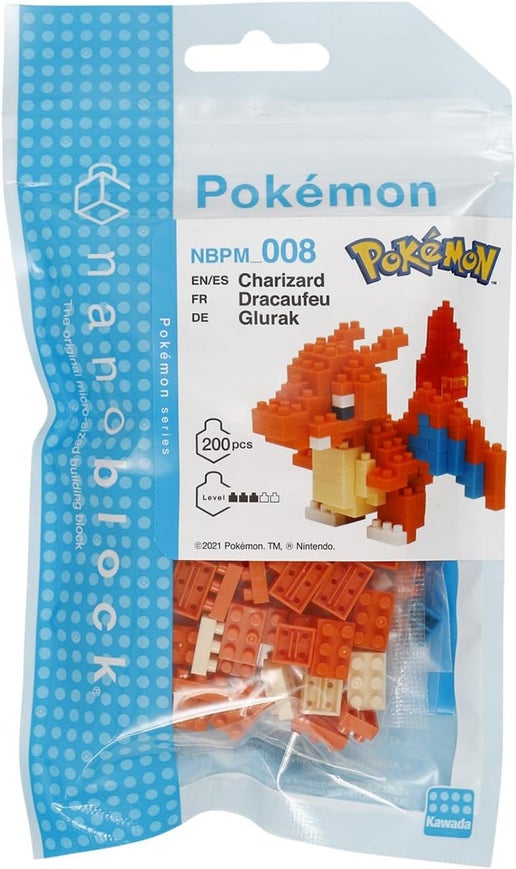 Load image into Gallery viewer, Nanoblock Pokemon - Charizard, Pokémon Series Building Kit
