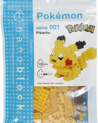 Nanoblock Pokemon - Pikachu, Pokémon Series Building Kit 