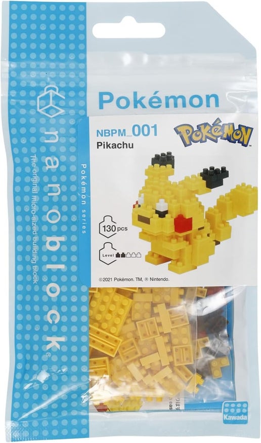 Load image into Gallery viewer, Nanoblock Pokemon - Pikachu, Pokémon Series Building Kit
