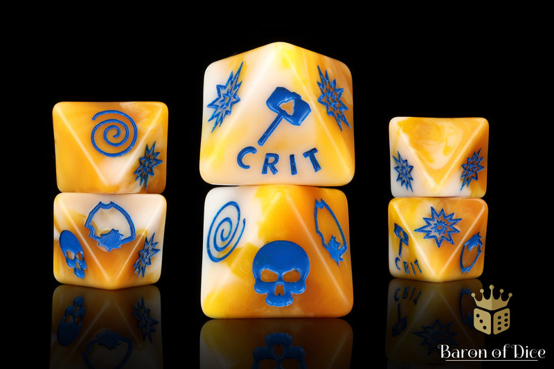 Load image into Gallery viewer, Thor&#39;s Hammer D8 Dice Set
