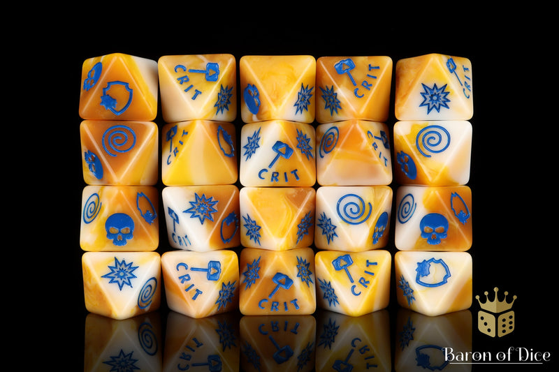 Load image into Gallery viewer, Thor&#39;s Hammer D8 Dice Set
