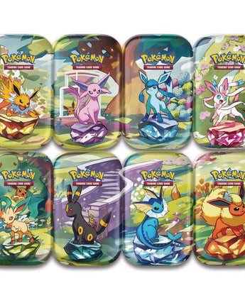 Pokemon Prismatic Evolutions Mini Tins 