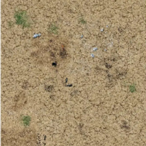 Battle Systems: Desert Wasteland Gaming Mat (2' x 2') 
