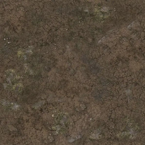 Battle Systems: Muddy Streets Gaming Mat 2'x2' 