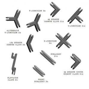 Battle Systems: Plastic Terrain Clips - Grey (2023) 