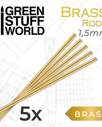 GSW: Pinning Brass Rods 1.5mm 