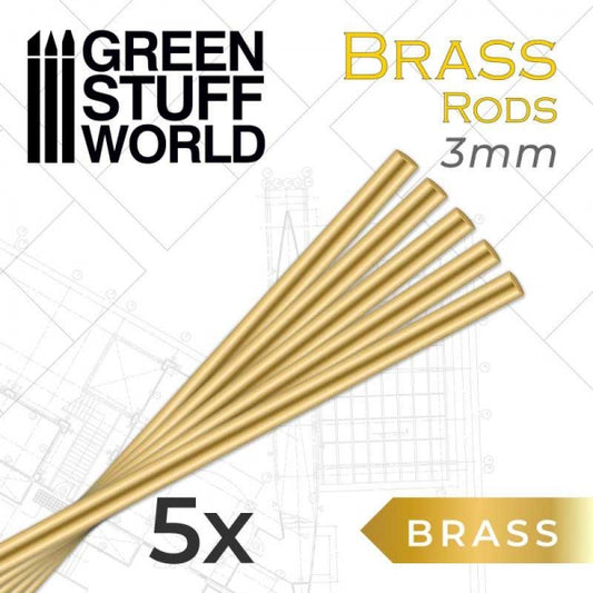 GSW: Pinning Brass Rods 3mm 