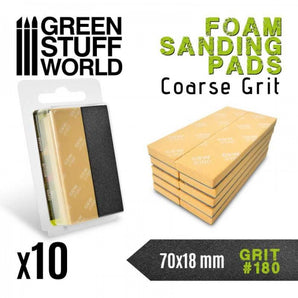 GSW: Foam Sanding Pads 180 grit 