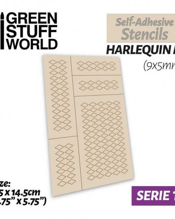 GSW: Self-adhesive stencils - Harlequin M 