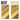 GSW: BRASS Metal sheets 60x120mm (Pack x2) 