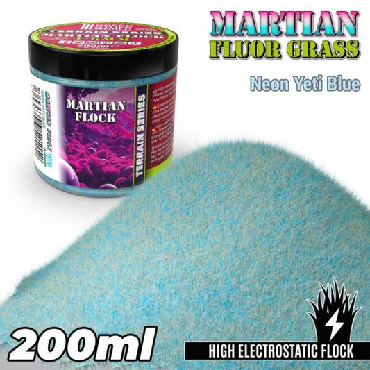 GSW: Martian Fluor Grass - Neon Yeti Blue 