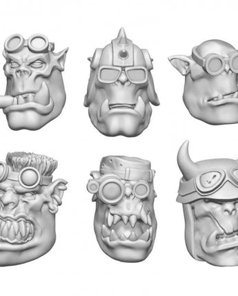 GSW: DakkaDakka - Ork Rider Heads 