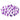 GSW: PURPLE GLOW Resin Crystals - Medium 