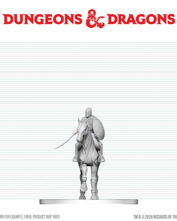 D&D Nolzurs Unpainted: W29 Nimblewright Steed With Rider 