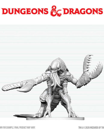 D&D Nolzurs Unpainted: W29 Chuul 