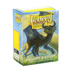 Dragon Shield 100ct Dual Matte - Yellow and Silver 