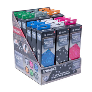 Enhance Roll on a Scroll Dice Mat - Grey 