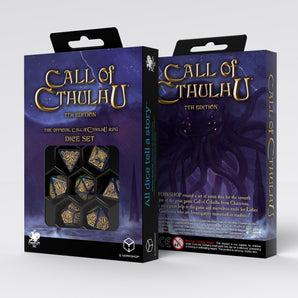 Call of Cthulhu Blue Green & Gold RPG Dice Set 